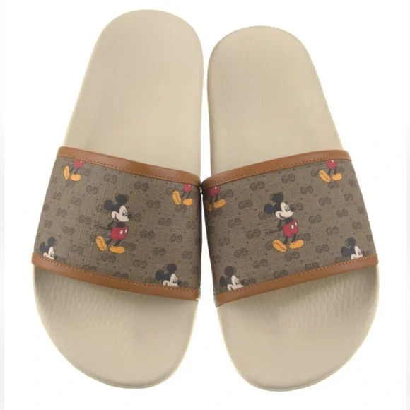 GUCCI x DISNEY Rare Printed Slides - Picture 1 of 16